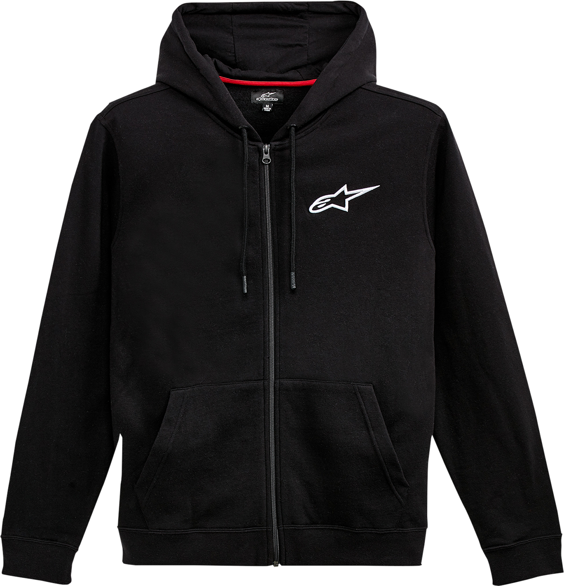 ALPINESTARS Ageless Zip Hoodie - Black/White - Medium 1212-536001020M