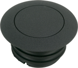 DRAG SPECIALTIES Gas Cap - Non-Vented Pop-Up - Black Wrinkle 03-329B-B