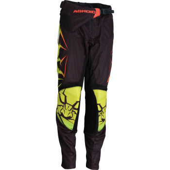 MOOSE RACING Youth Agroid Mesh Pants - Hi-Viz/Black - 18 2903-2560