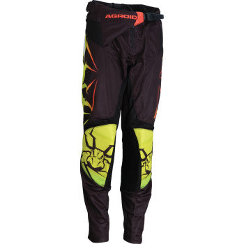 MOOSE RACING Youth Agroid Mesh Pants - Hi-Viz/Black - 20 2903-2561