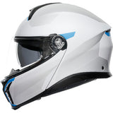 AGV Tourmodular Helmet - Frequency - Light Gray/Blue - Large 211251F2OY00614