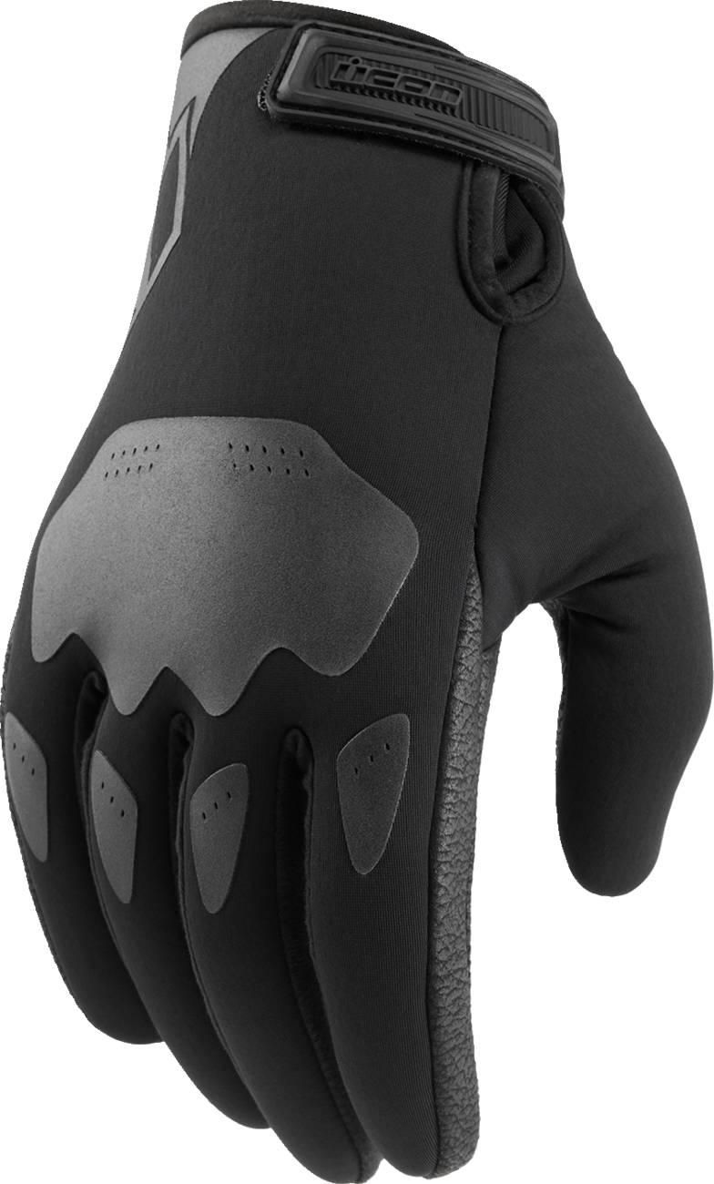 ICON Hooligan™ Insulated Gloves - Black - Large 3301-4489