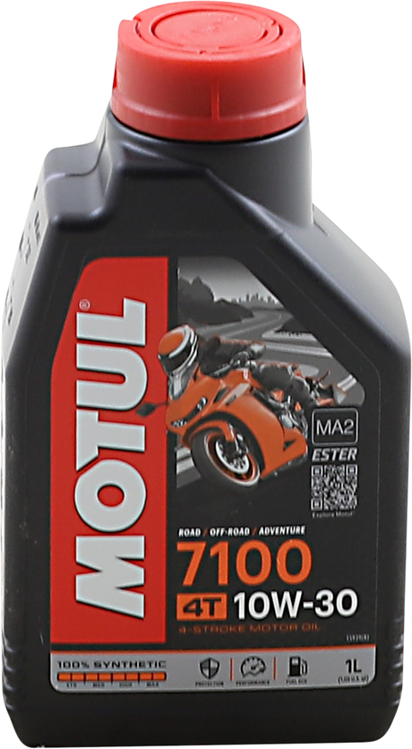 MOTUL 7100 4T Synthetic Oil - 10W-30 - 1L 104089