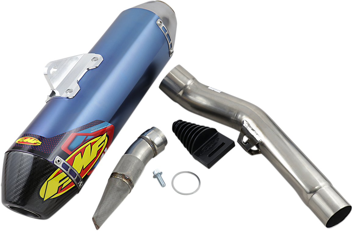 FMF Factory 4.1 RCT Muffler - Anodized Titanium 	KX250F 2017-2020  042376 1821-1955