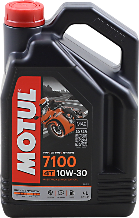 MOTUL 7100 4T Synthetic Oil - 10W-30 - 4L 104090