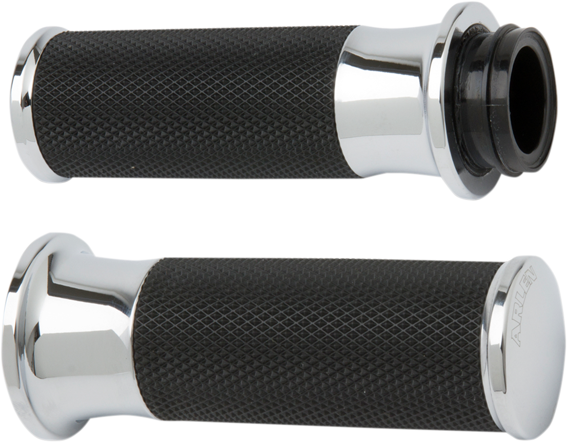 ARLEN NESS Grips - Smoothie - TBW - Chrome 07-322