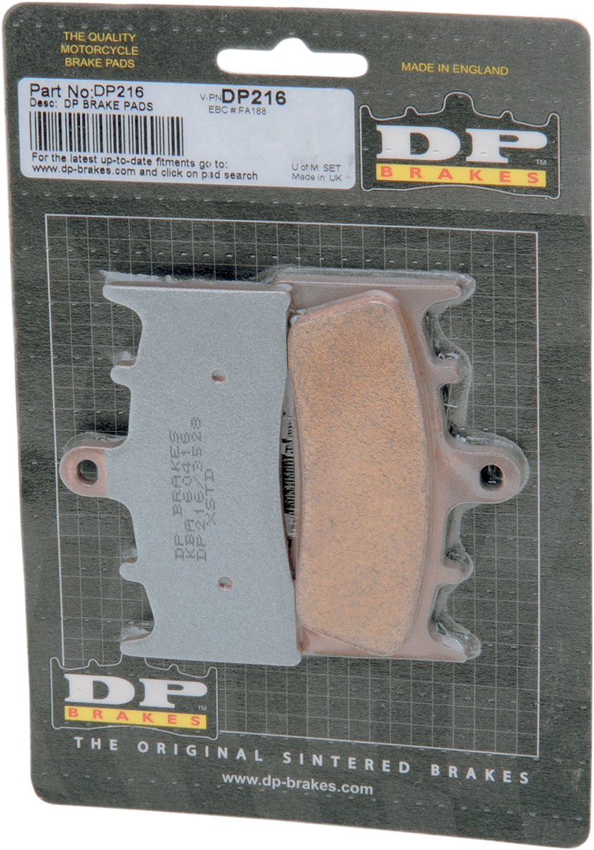 DP BRAKES Standard Brake Pads - Kawasaki/Suzuki DP216