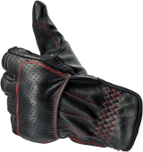 BILTWELL Borrego Gloves - Redline - Medium 1506-0108-303