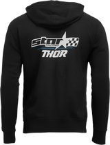 THOR Star Racing Champ Zip-Up Fleece - Black - Medium 3050-5960