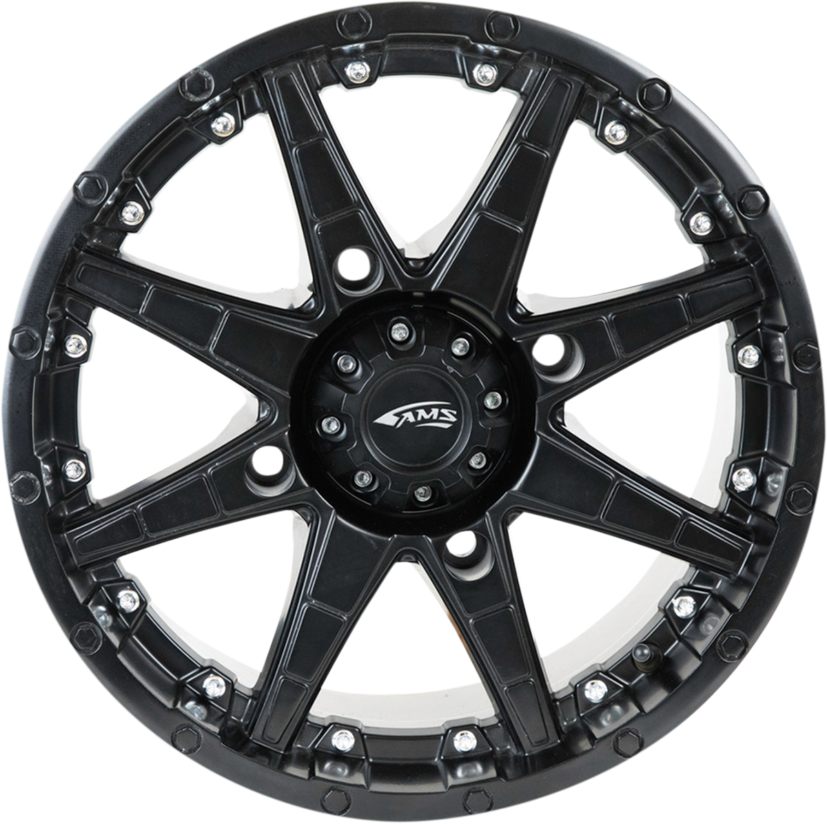 AMS Roll'n 105 Wheel - Front/Rear - Black - 15x7 - 4/156 - 5+2 5708-046AS