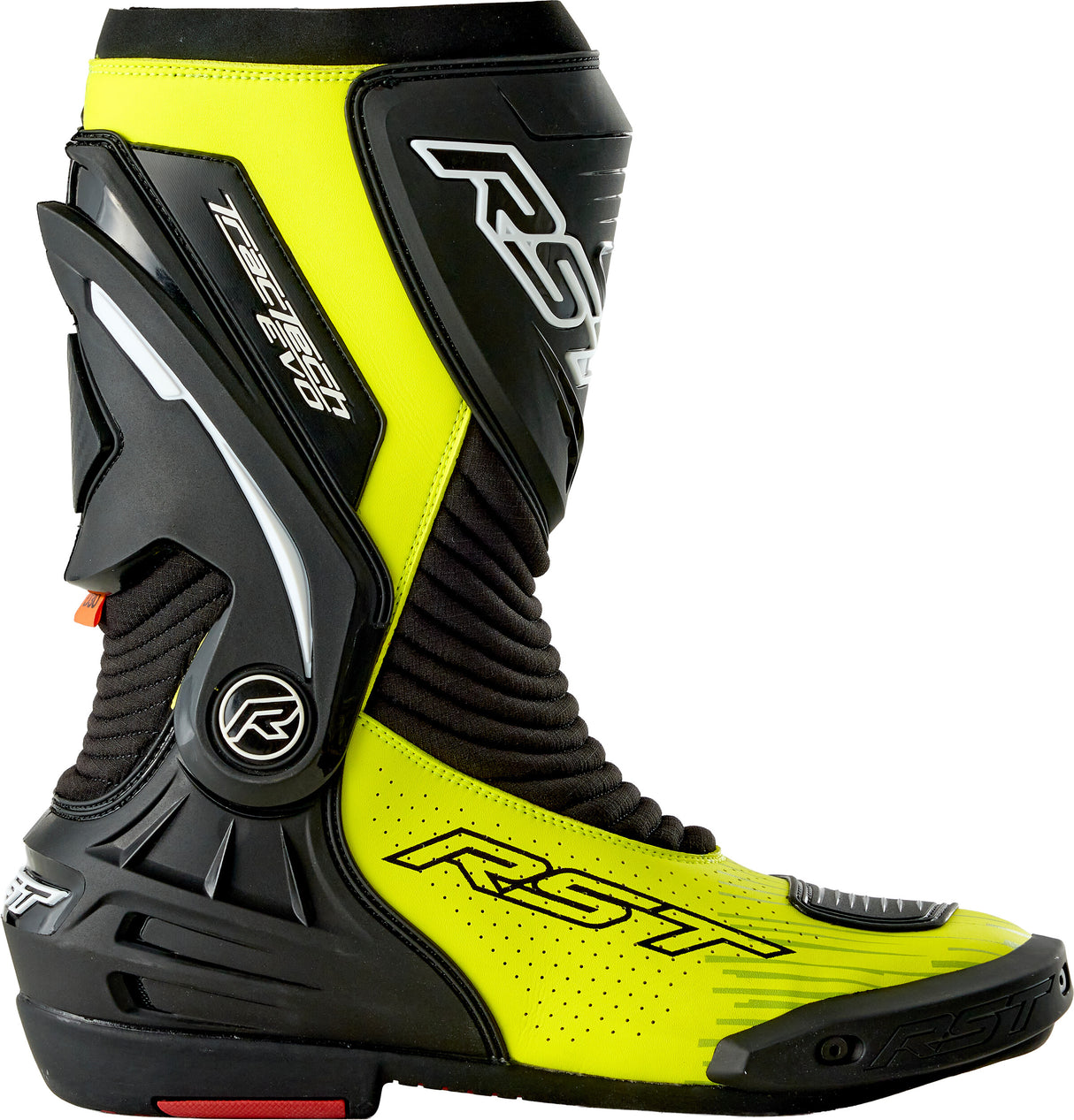 RST Tractech Evo D3o Boot Black/Flo Yellow 7 103700F.YEL-40