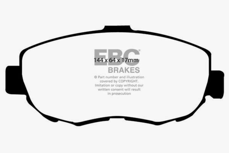 EBC 93-97 Lexus GS300 3.0 Yellowstuff Front Brake Pads DP41223R