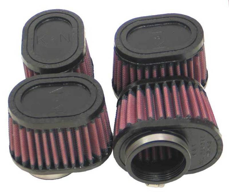 K&N Filter Universal Rubber Filter Oval Tapered 4in Base O/S L x 3.5in Top O/S L x 2.75in H RU-1824