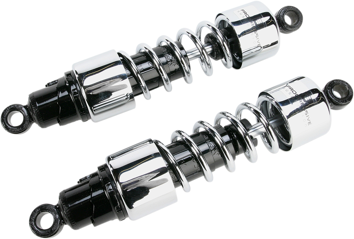 PROGRESSIVE SUSPENSION Shocks - 412 Cruiser Series - Chrome - 13" - Standard 412-4249C