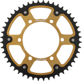 SUPERSPROX Stealth Rear Sprocket - 48 Tooth - Gold - Kawasaki/Yamaha/Suzuki RST-486-48-GLD