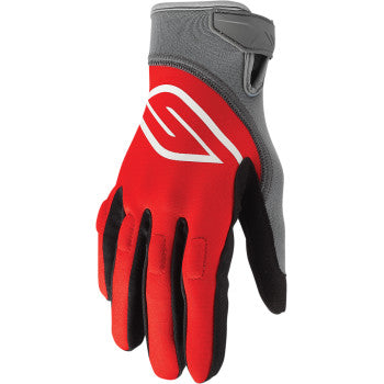 SLIPPERY Circuit Gloves - Red/Charcoal - Medium 3260-0428