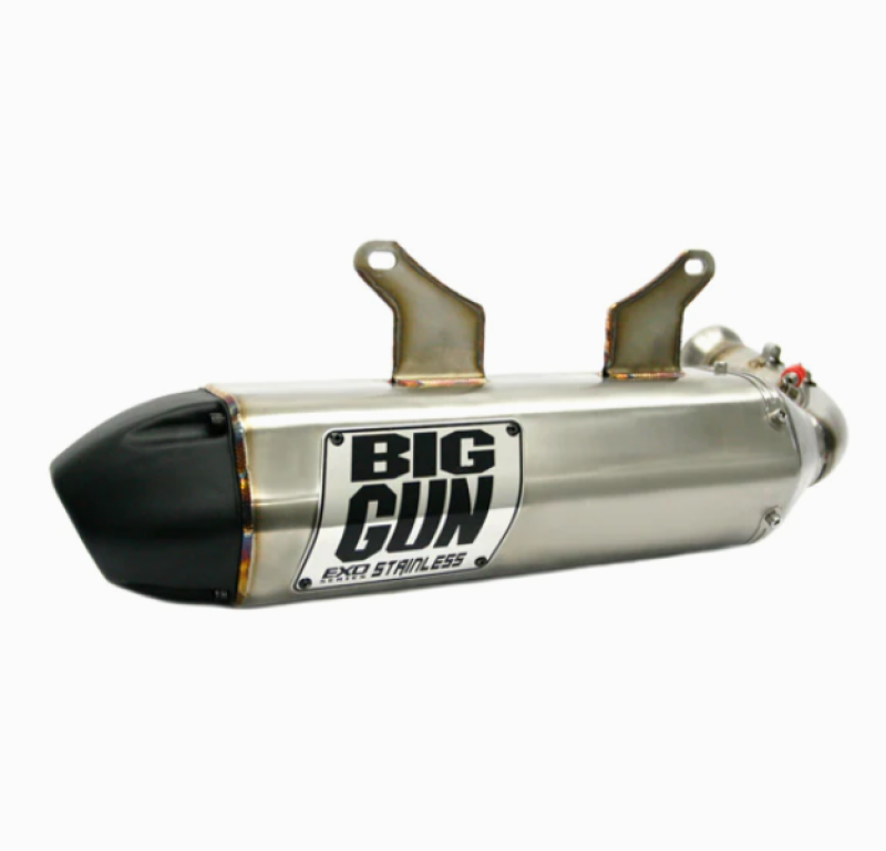 Big Gun 18-23 Yamaha WOLVERINE X4 EXO Stainless Slip On Exhaust 14-2352