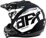 AFX FX-17Y Helmet - Attack - Matte Black/Silver - Small 0111-1399