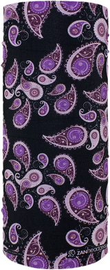 ZAN HEADGEAR Motley Tube - Purple Paisley T228