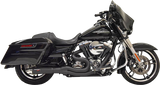 BASSANI XHAUST 2:1 Exhaust - Black 1F68B