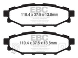 EBC 12+ Subaru BRZ 2.0 (solid rear rotors) Greenstuff Rear Brake Pads DP21584