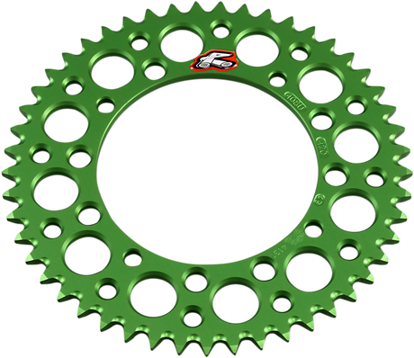 RENTHAL Sprocket - Kawasaki - Green - 49 Tooth 408U-420-49GEGN