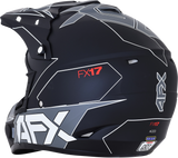 AFX FX-17 Helmet - Aced - Matte Black/White - Large 0110-6491