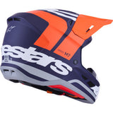 ALPINESTARS SM7 Helmet - Core - Matte Orange/Blue - Medium 8301826-408-M