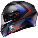 AGV Helmet K3 Striga Matte Black/Blue/Red Xl 2118381004-024-XL