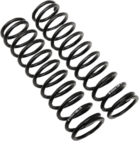 PROGRESSIVE SUSPENSION Shock Springs - 12-Series - Black - 75 lb/in 03-1387B