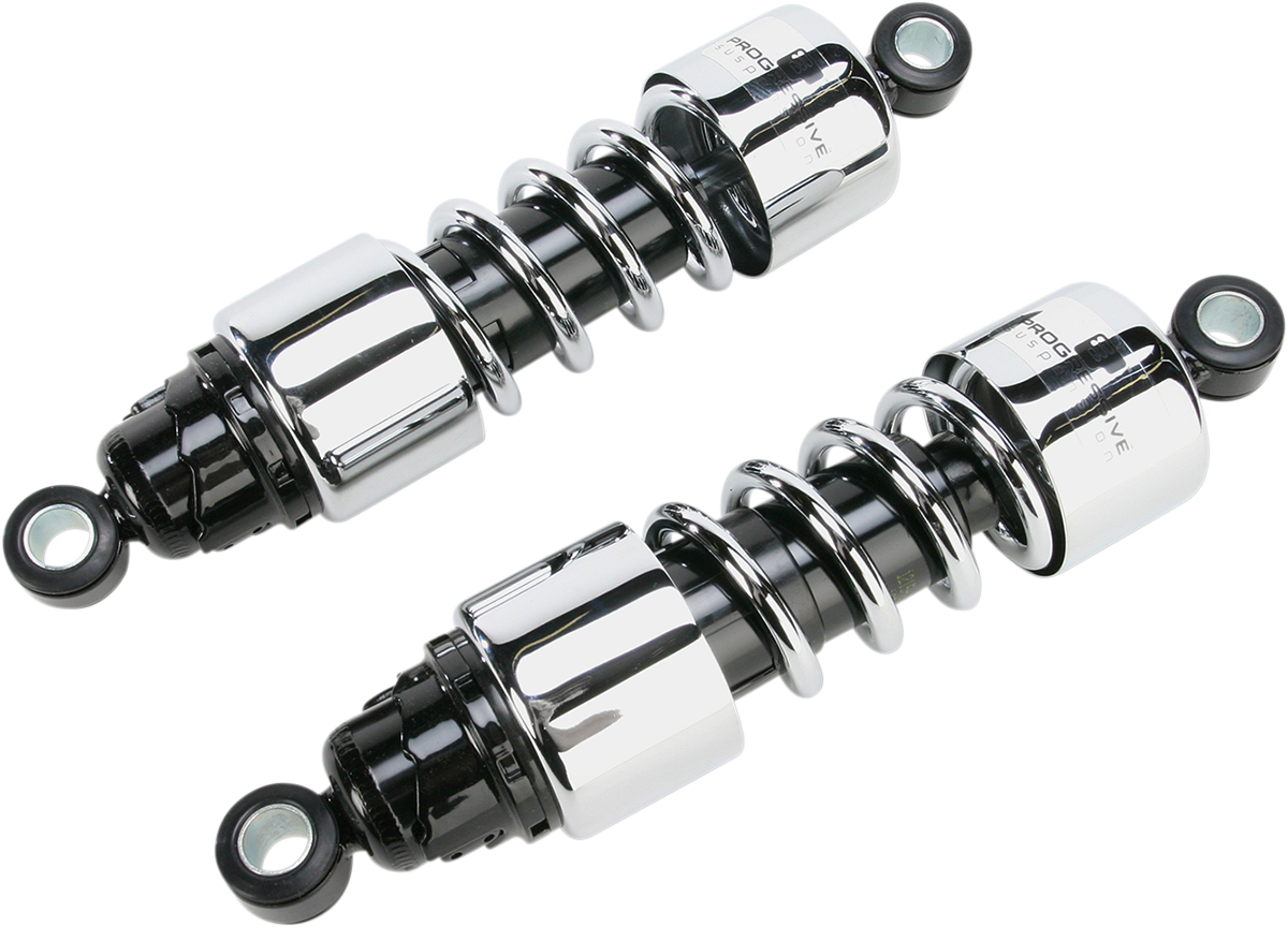 PROGRESSIVE SUSPENSION Shocks - 412 Cruiser Series - Chrome - 11.5" - Standard 412-4257C