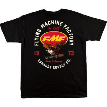 FMF Exhaust Supply T-Shirt - Black - Large  FA24118902BLKLG