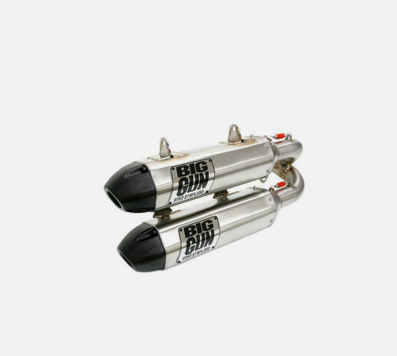 Big Gun 11-14 Polaris RZR XP 900/RZR XP 4 900 EXO Stainless Dual Full Syst Exhaust 14-7853