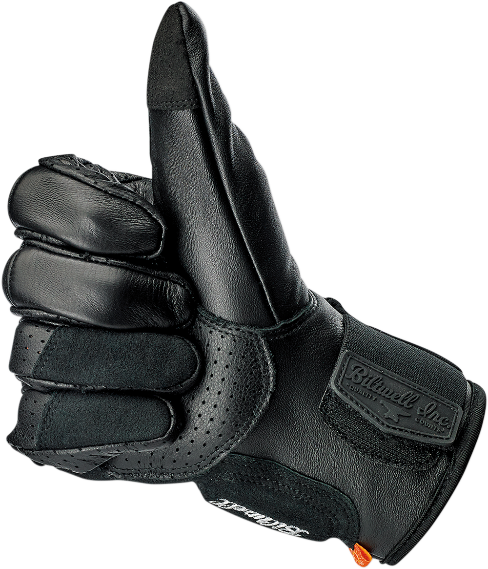 BILTWELL Borrego Gloves - Black - Large 1506-0101-304