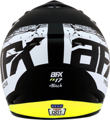 AFX FX-17 Helmet - Attack - Matte Black/Hi-Vis Yellow - Medium 0110-7174