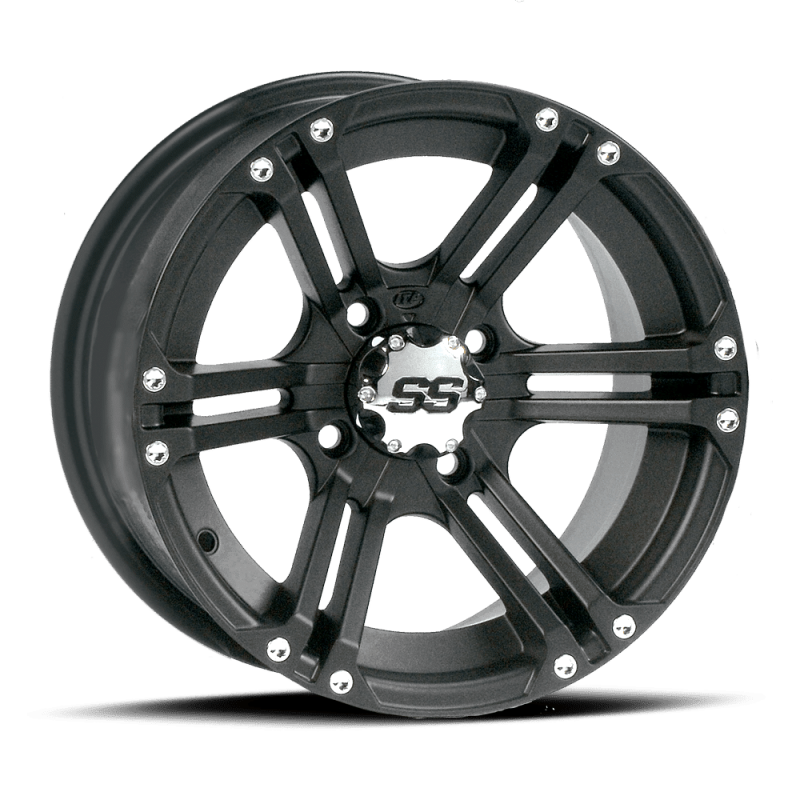 ITP SS 212 12x7 / 4x156 BP / 4+3 Offset Black Wheel 1228366536B