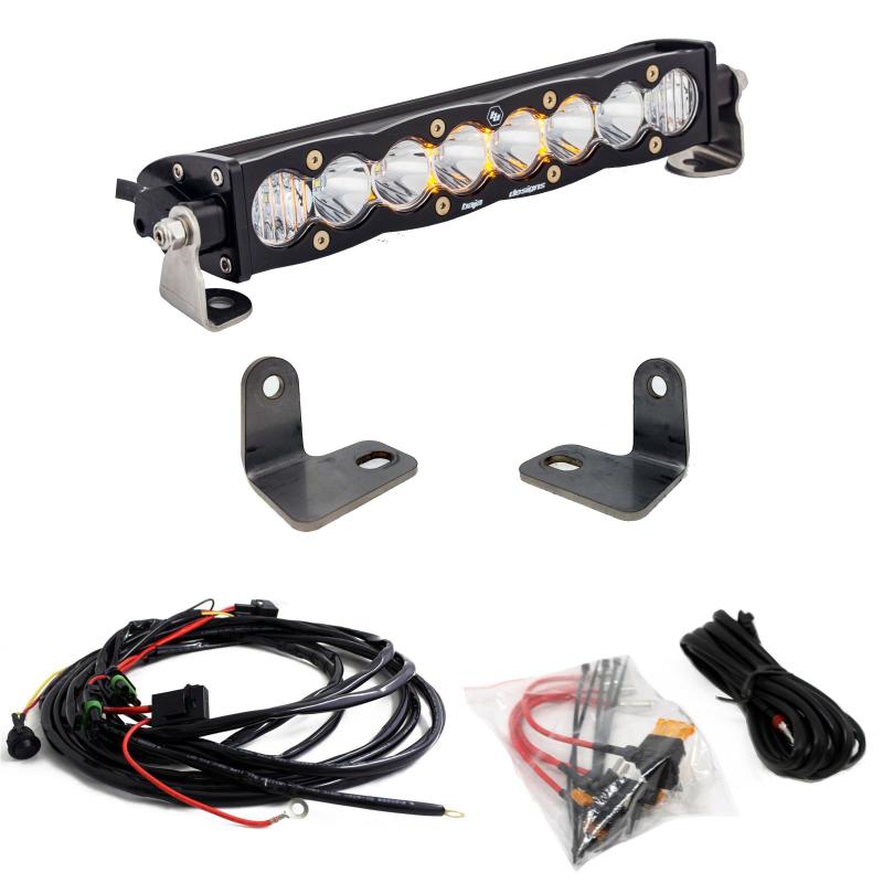 Baja Designs 16-18 Polaris RZR Turbo XP S8 Series 10in Light Bar Kit 447073