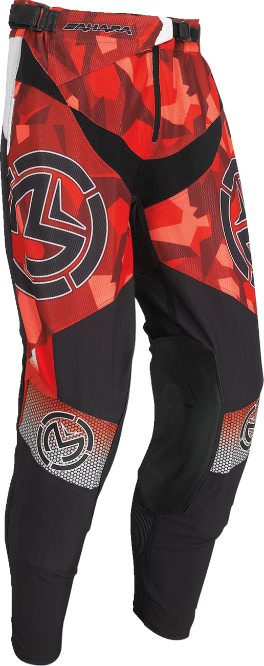 MOOSE RACING Sahara Pants - Red/Black - 36 2901-10382