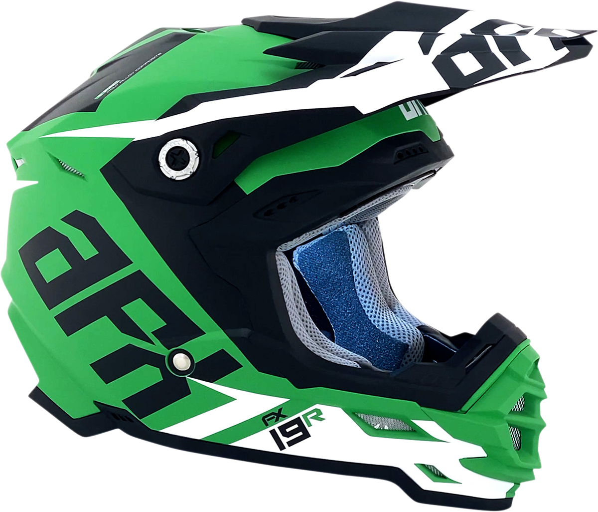 AFX FX-19R Helmet - Racing - Matte Green - Medium 0110-7079