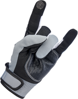 BILTWELL Baja Gloves - Gray - Small 1508-1101-302