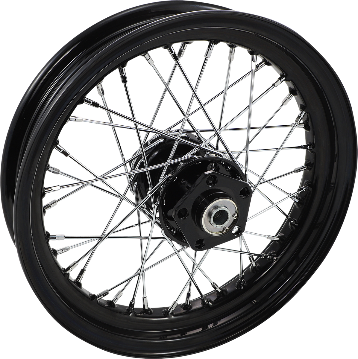 DRAG SPECIALTIES Front/Rear Wheel - Dual Disc/No ABS - Black - 16"x3.00" 19076AB