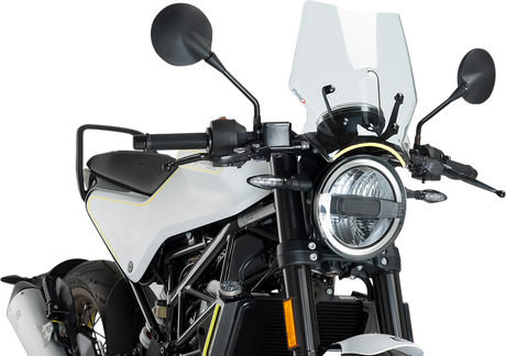 PUIG HI-TECH PARTS New Generation Windscreen - Clear - Husqvarna 9702W