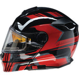 Z1R Solaris 2.0 Helmet - First Tracks - Electric - Dual Pane - Black/Red - Small 0120-0826