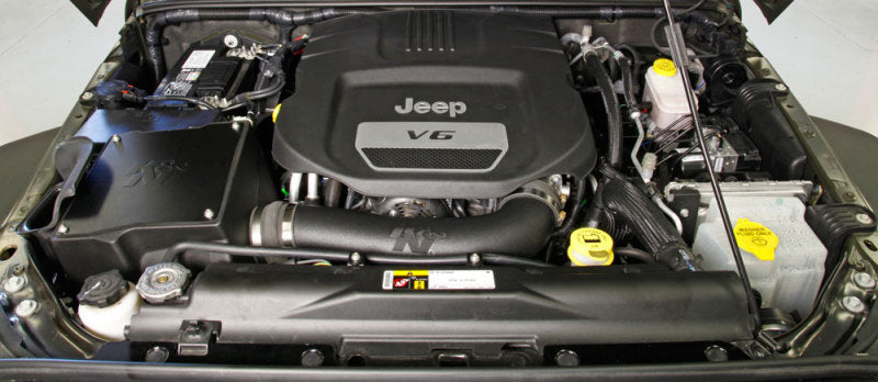 K&N 2012-2016 Jeep Wrangler V6 3.6L Aircharger Performance Intake 63-1573