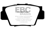 EBC 91-96 Acura NSX 3.0 Yellowstuff Rear Brake Pads DP4873R