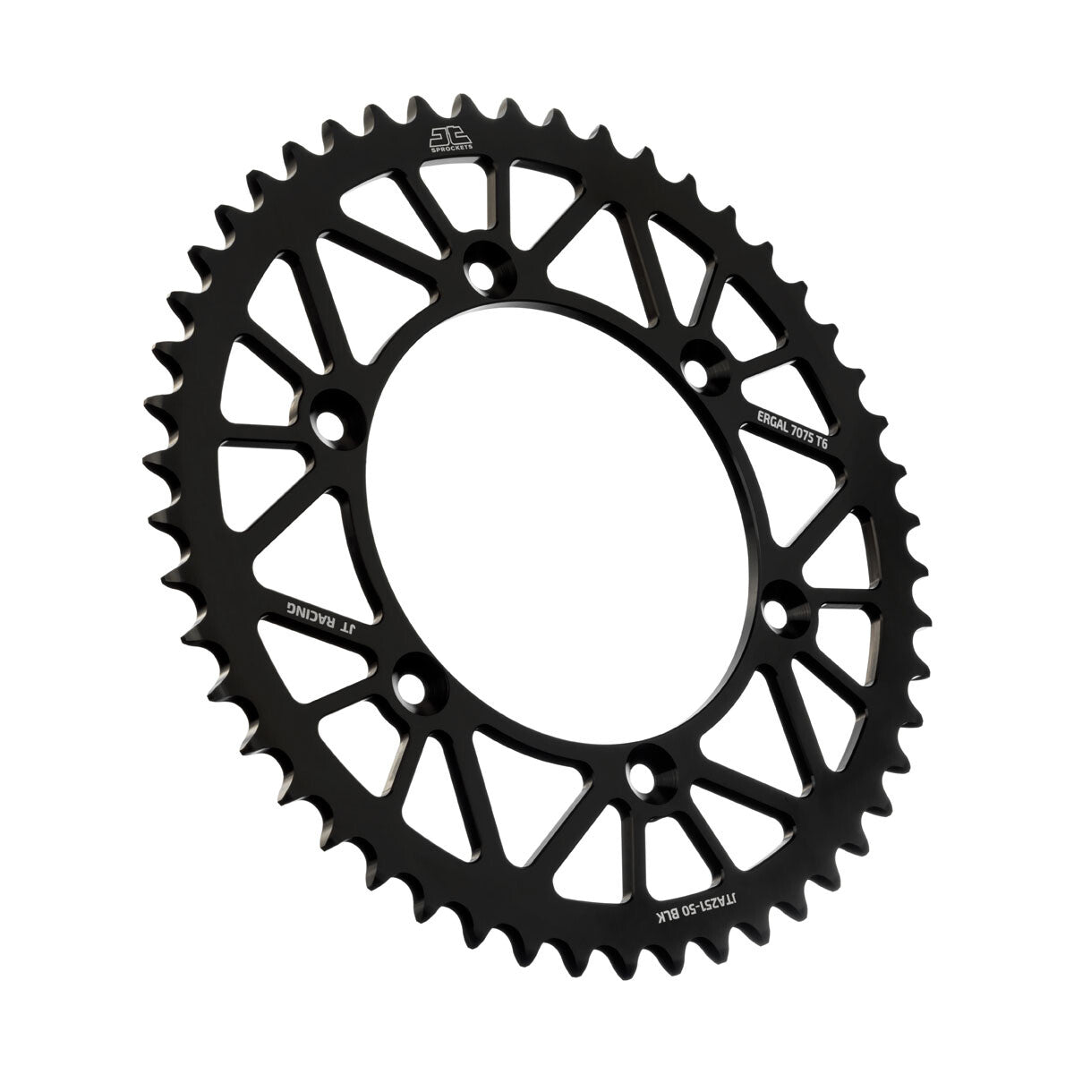 JTRear Racelite Sprocket Alum 50t-520 Blk Hon/YamJTA251.50BLK