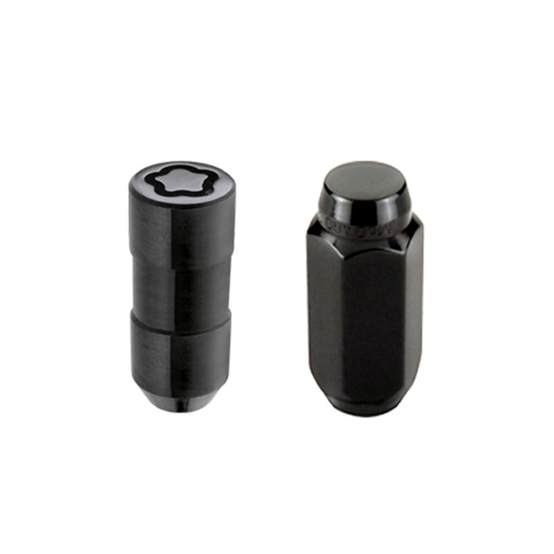 McGard 6 Lug Hex Install Kit w/Locks (Cone Seat Nut) M14X2.0 / 13/16 Hex / 2.25in. Length - Black 84617