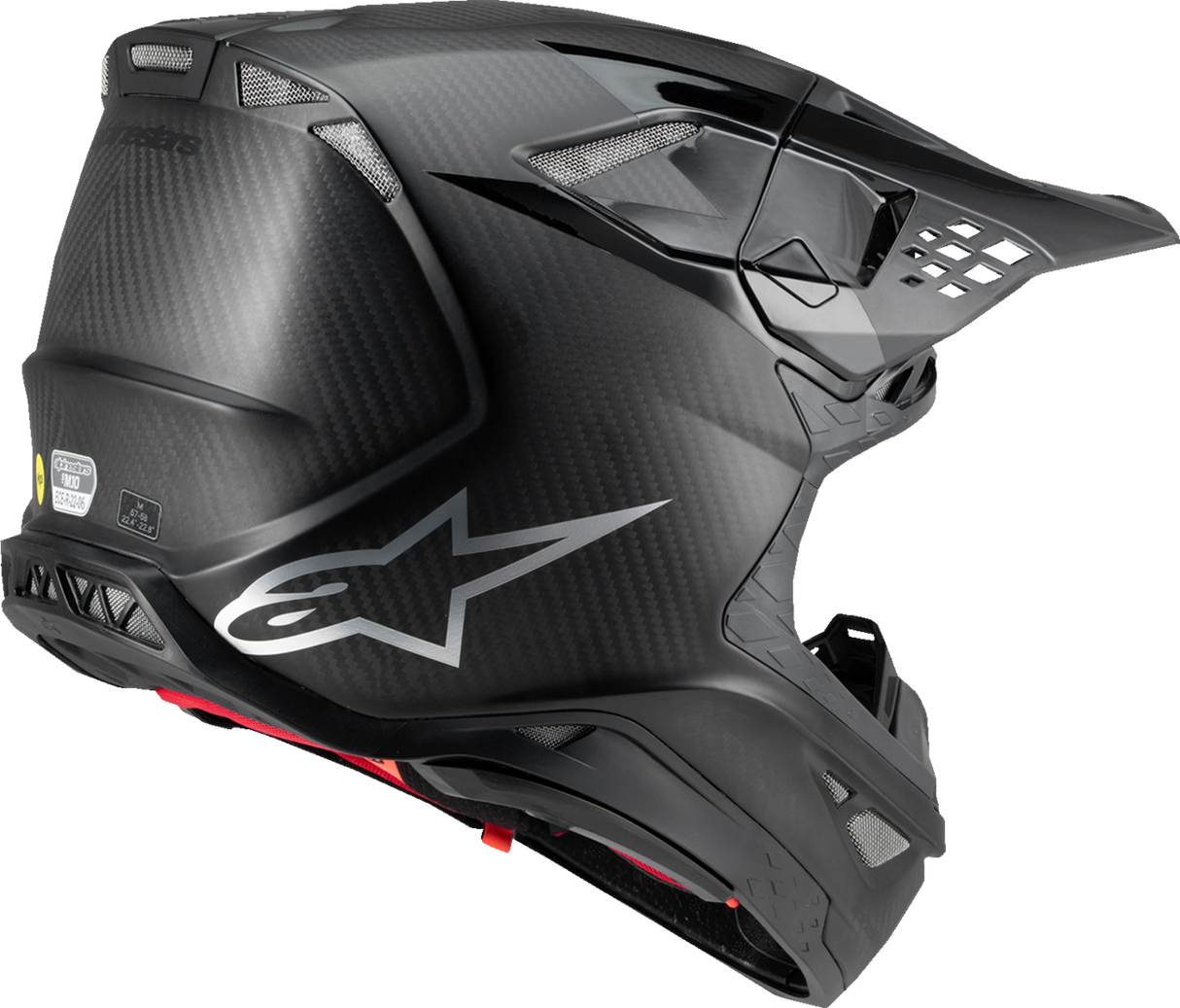 ALPINESTARS Supertech M10 Helmet - Fame - MIPS® - Black Carbon - XS 8300423-1902-XS