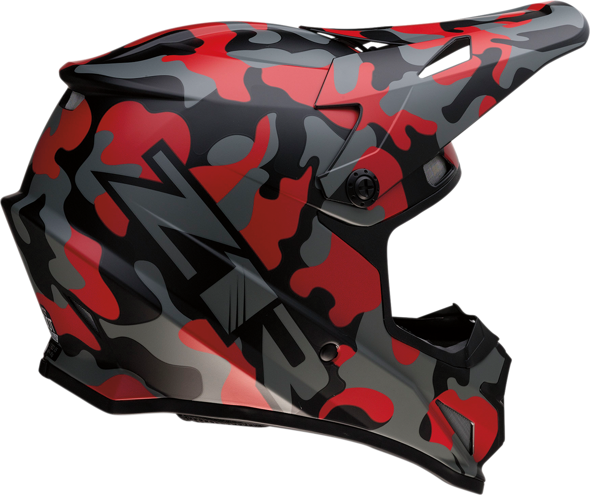 Z1R Rise Helmet - Camo - Red - Large 0110-6082