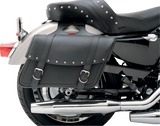 SADDLEMEN Highwayman Rivet Slant-Style Saddlebags - Large X021-03-041